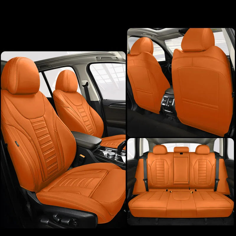 Factory Wholesale Car Mats Carpet Floor Mat Leather Car Seat Covers Luxury Universal Seats Cover Car Accessories