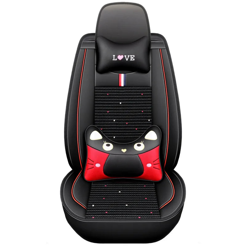 High-end Customized Luxury Leather Car Seats Covers Sets Fit for All Models Durable Breathable High Quality Car Seat Cover