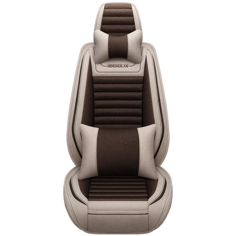 All-inclusive Linen All-season Universal Seat Cover Car Interior Accessories Decoration Luxury Version