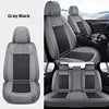 New All-wrapped Leather Ice Silk Four Seasons Universal Motors Cushion Breathable Five-seat Seat Cover Car Interior