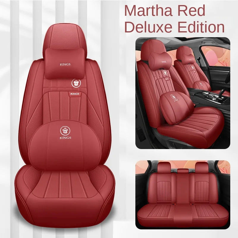 High Quality V40 Model New Arrival Comfortable Universal Car Seat Cover with Accessory Leather Enhances Car Interior