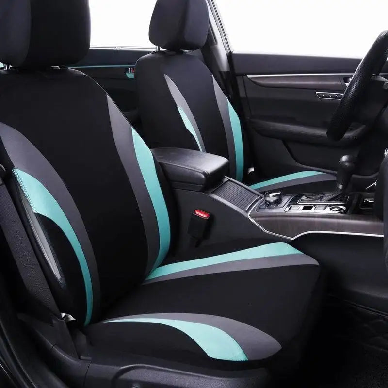 Universal Polyester Car Seat Cover 9-piece Full Set Breathable Fit for Car Seats Covers