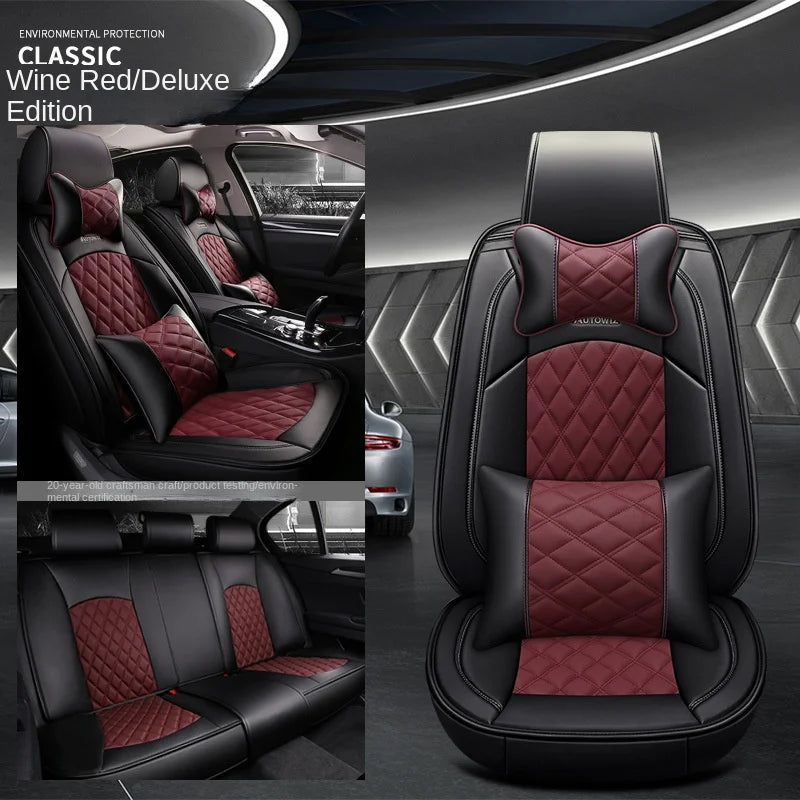 Luxury Leather Seat Cover Car Seat Cushion Leather Car Seat Covers