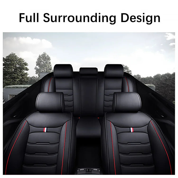 Xiangta All Seasons Seat Cover Car Universal Set Full Luxury Designer Waterproof Leather Car Seat Cover