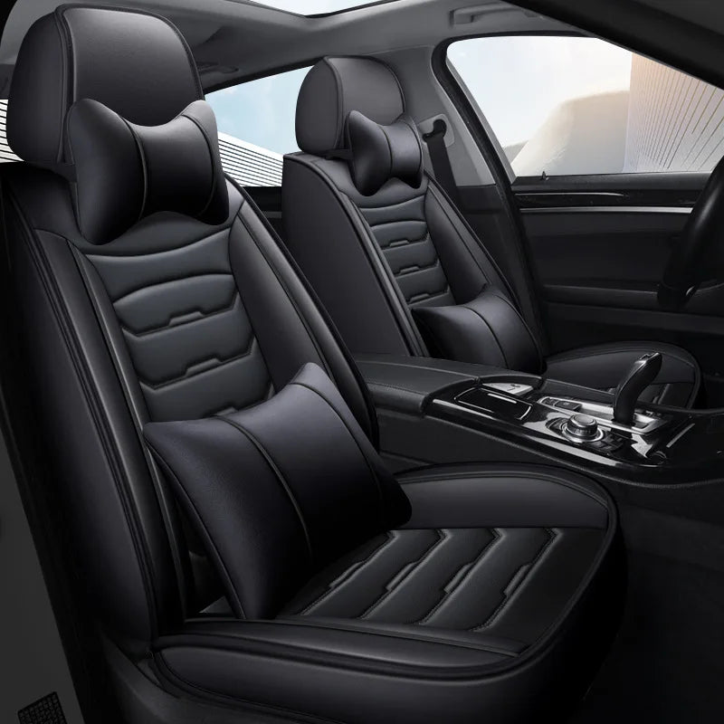 High-end Customized Luxury Leather Car Seats Covers Sets Fit for All Models Durable Breathable High Quality Car Seat Cover