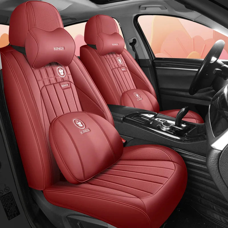 High Quality V40 Model New Arrival Comfortable Universal Car Seat Cover with Accessory Leather Enhances Car Interior