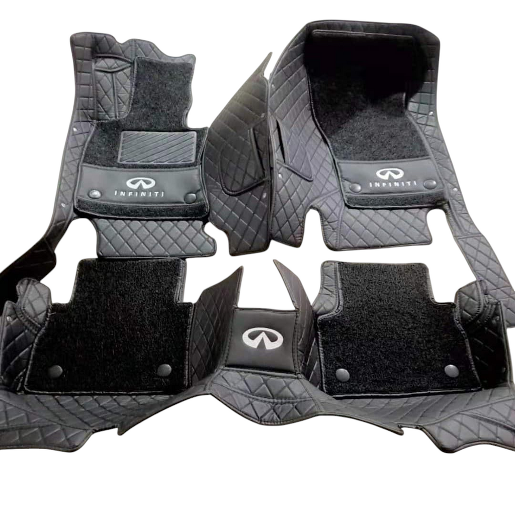 Alfombras Impermeables dobles hechas de cuero ecológico artificial ala medida exacta de cada automóvil