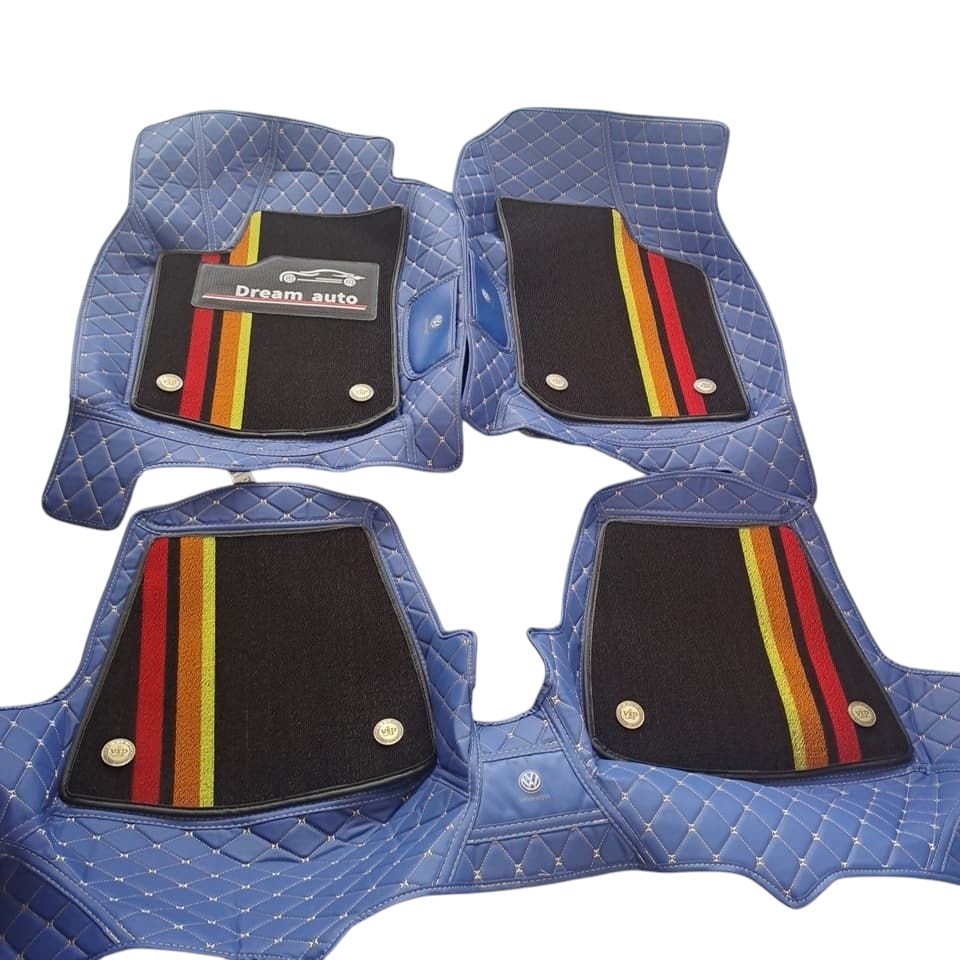 Alfombras Impermeables dobles hechas de cuero ecológico artificial ala medida exacta de cada automóvil