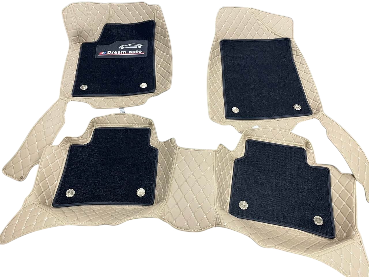 Alfombras Impermeables dobles hechas de cuero ecológico artificial ala medida exacta de cada automóvil