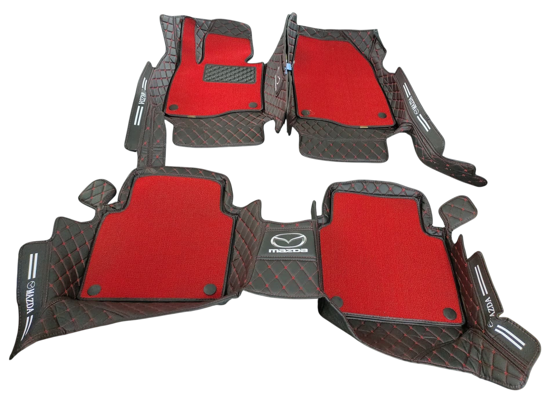 Alfombras Impermeables dobles hechas de cuero ecológico artificial ala medida exacta de cada automóvil