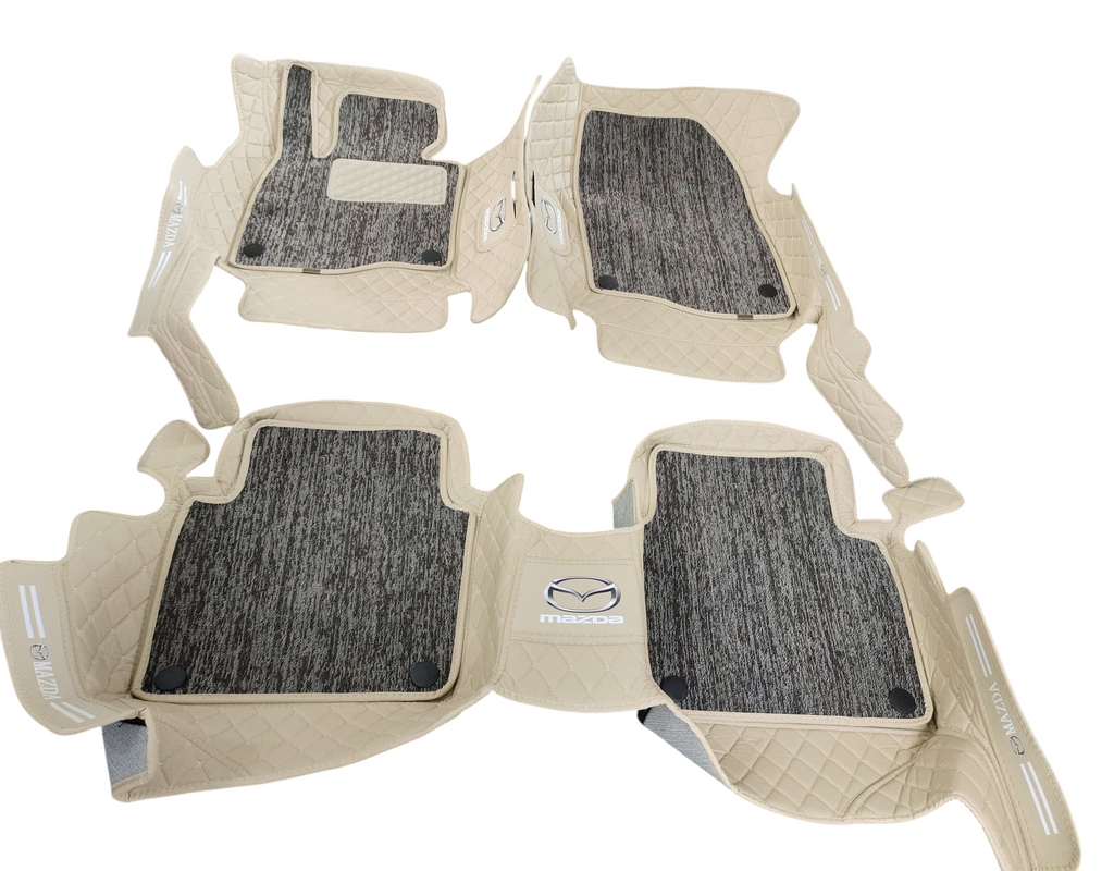 Alfombras Impermeables dobles hechas de cuero ecológico artificial ala medida exacta de cada automóvil