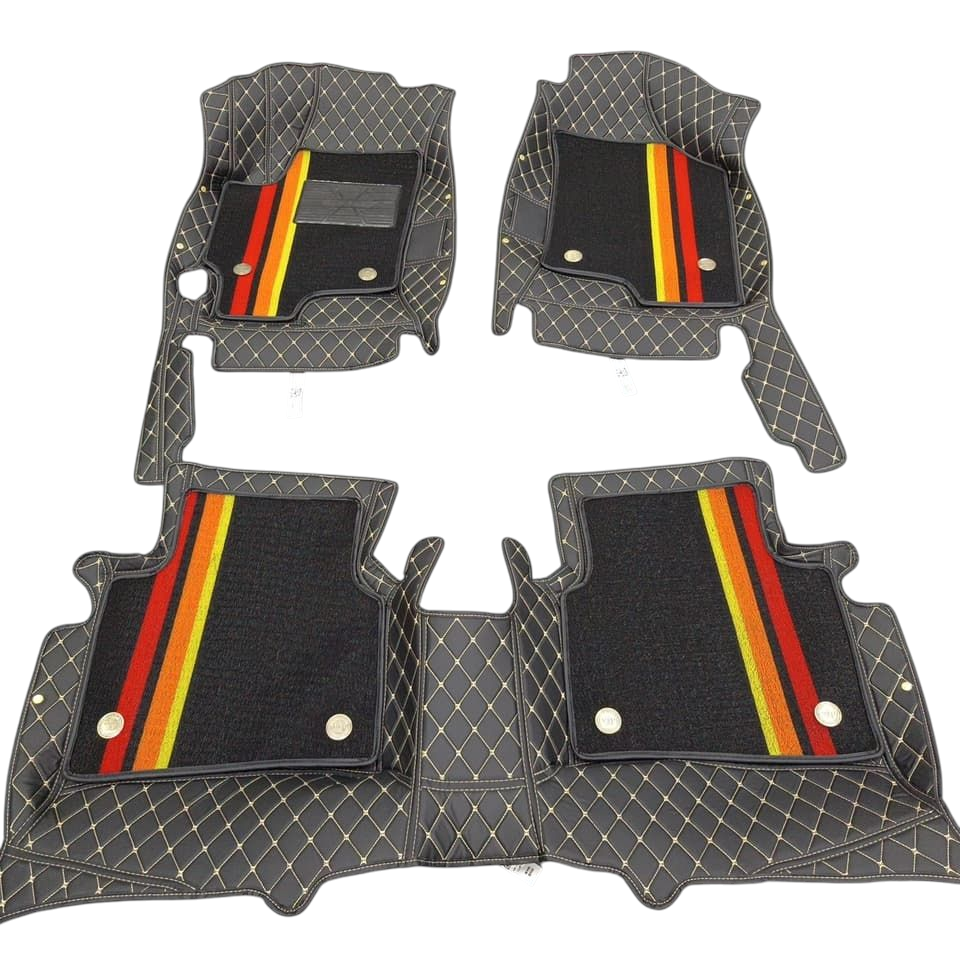 Alfombras Impermeables dobles hechas de cuero ecológico artificial ala medida exacta de cada automóvil