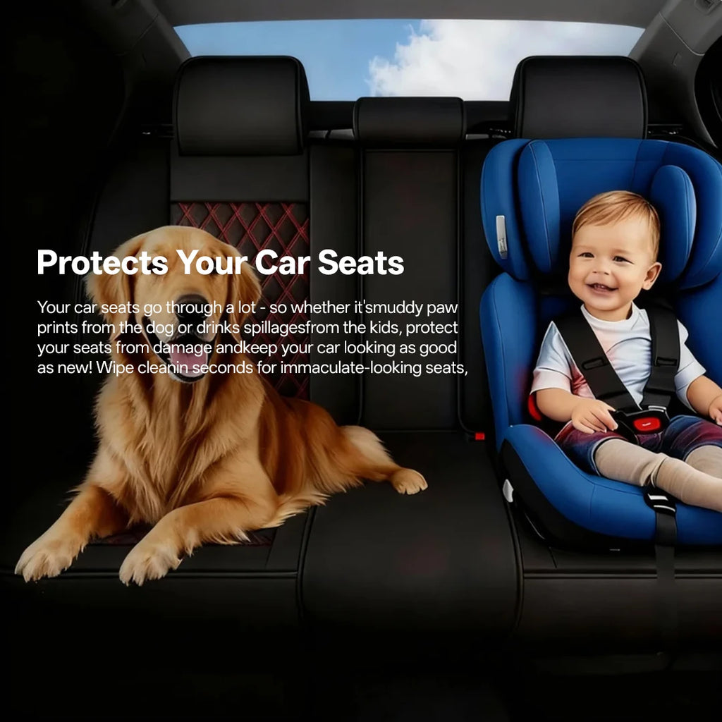 Leather 5pcs Car Seat Cover Protector Seat Waterproof Automotive Seat Covers Full Sets Breathable Universal Fit Full Seats Cover