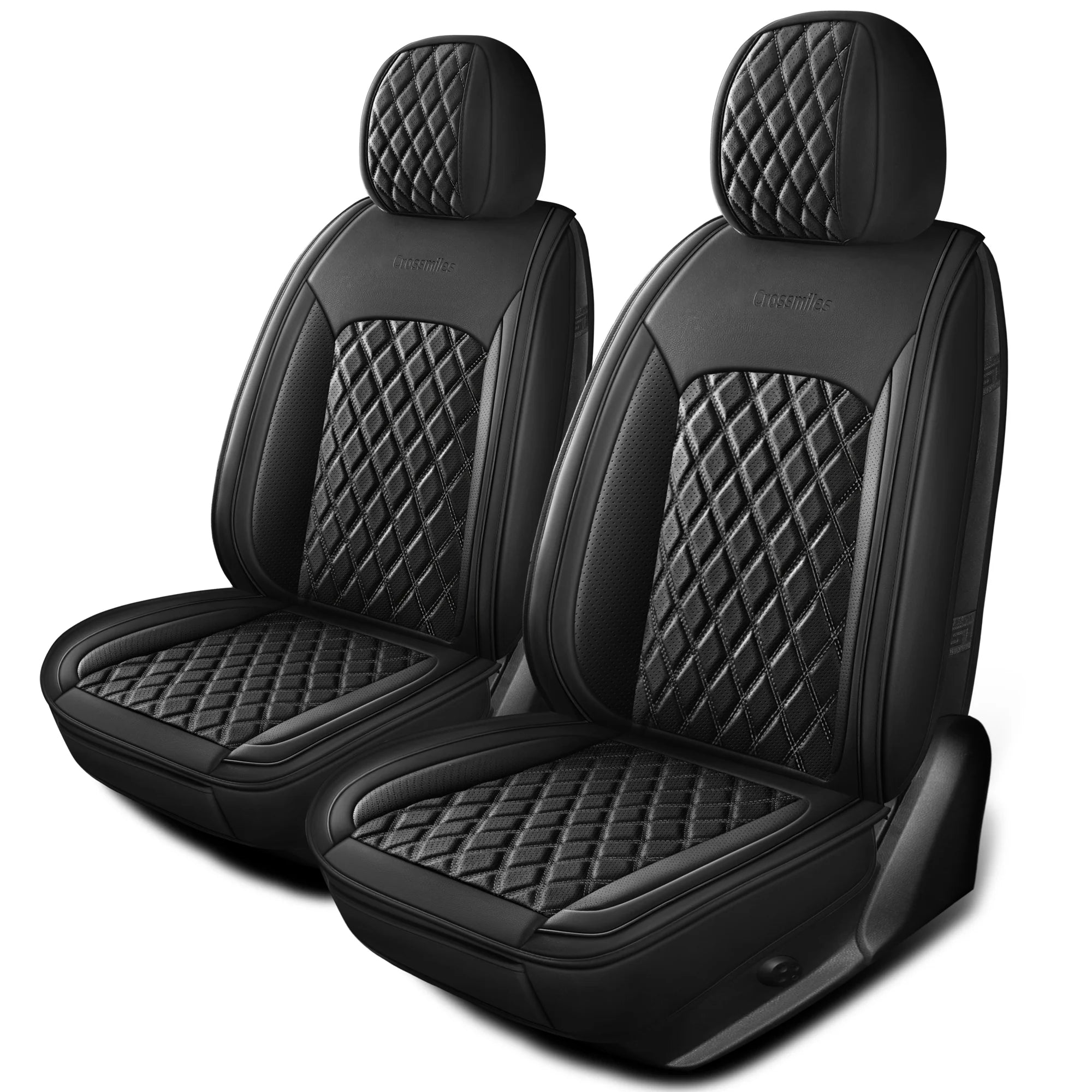 Leather 5pcs Car Seat Cover Protector Seat Waterproof Automotive Seat Covers Full Sets Breathable Universal Fit Full Seats Cover