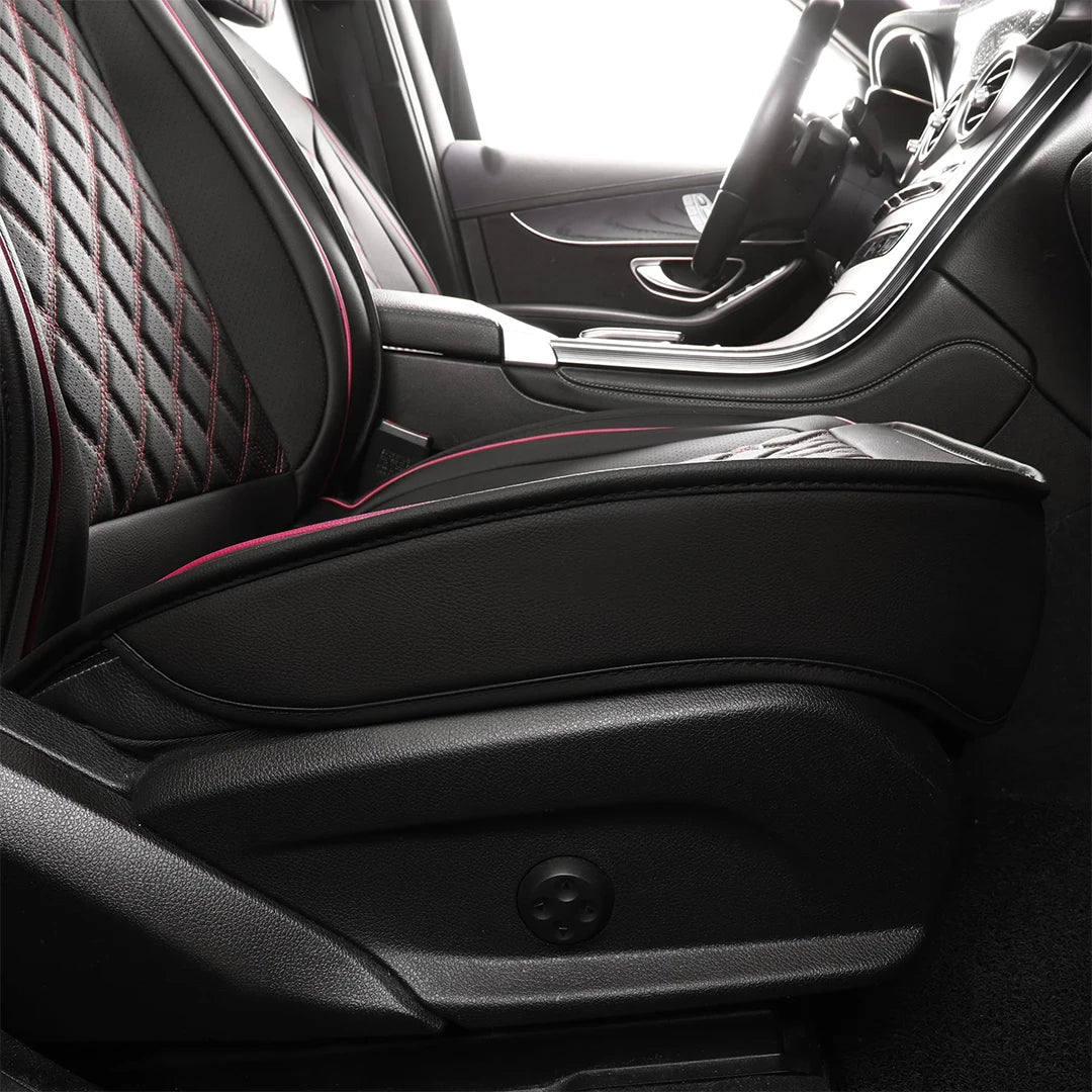 Leather 5pcs Car Seat Cover Protector Seat Waterproof Automotive Seat Covers Full Sets Breathable Universal Fit Full Seats Cover