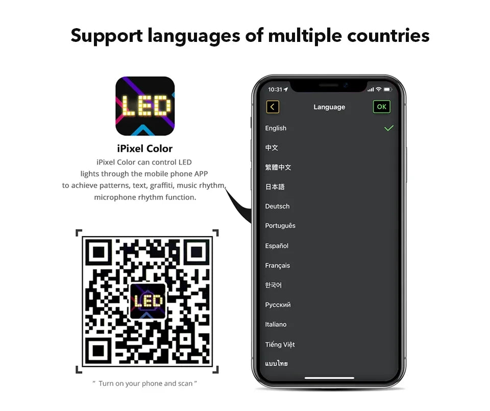 Truck Car Devil Eye LED Sign Car Scrolling Advertising USB 5V Bluetooth App Control Logo Light Custom Text Pattern Animation