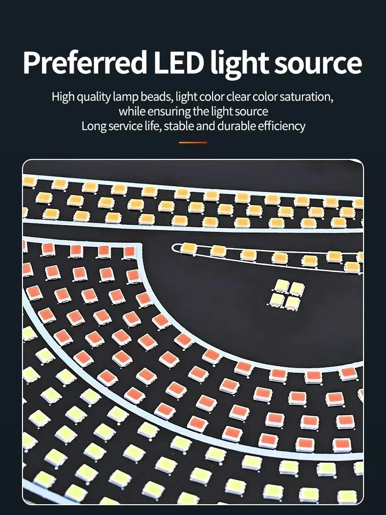 USB Dynamic Devil Eyes Light Car Windshield Dynamic LED Matrix Panel Screen Light for Car Truck Window Decor Lighting