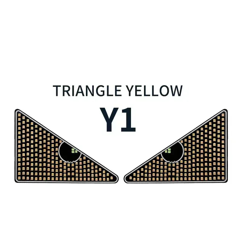 USB Dynamic Devil Eyes Light Car Windshield Dynamic LED Matrix Panel Screen Light for Car Truck Window Decor Lighting