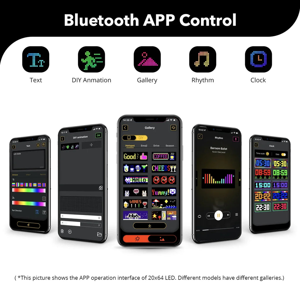 Truck Car Devil Eye LED Sign Car Scrolling Advertising USB 5V Bluetooth App Control Logo Light Custom Text Pattern Animation