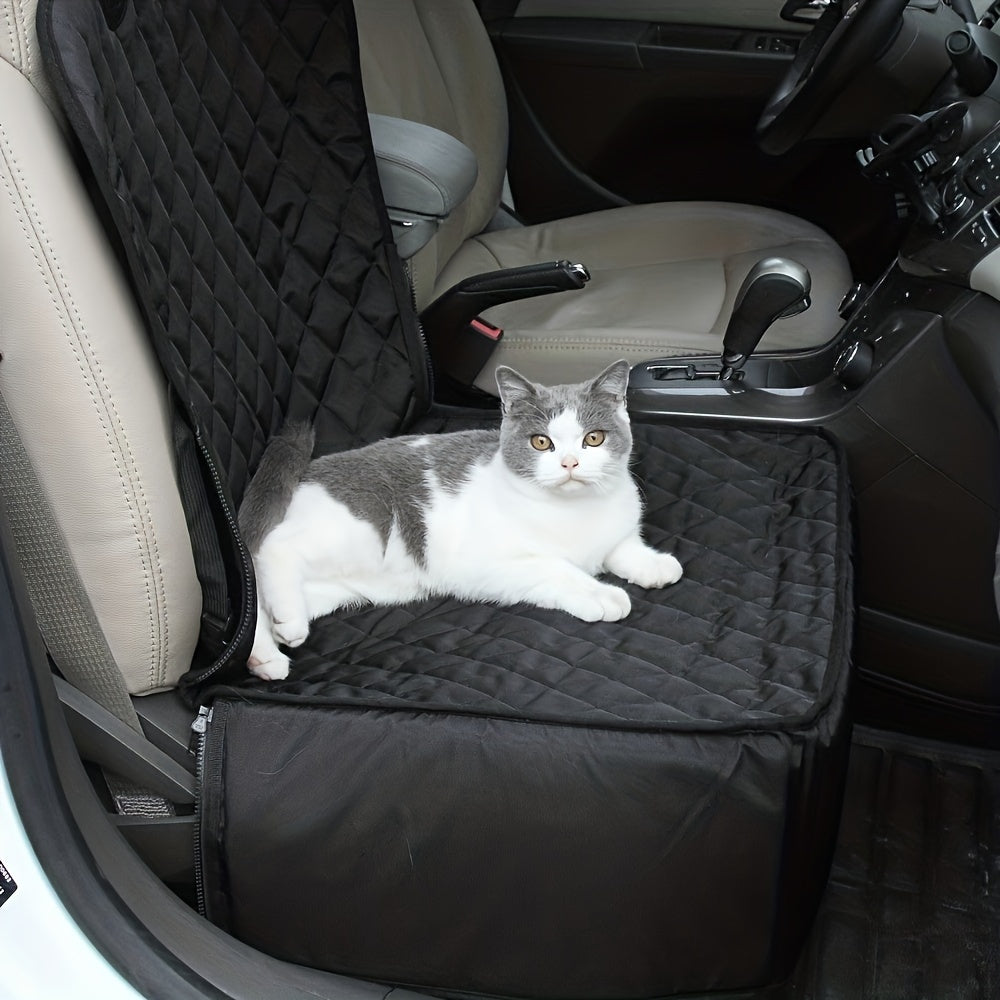 Easy to Install Waterproof Dog Car Seat Cover - Protect Your Car Seats from Pet Hair, Scratches, and Dirt - Perfect for Travel and Everyday Use