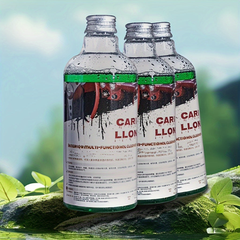 1Pc Car Interior Cleaner - Fabric & Leather Seat Cleaning Solution, Pet Material