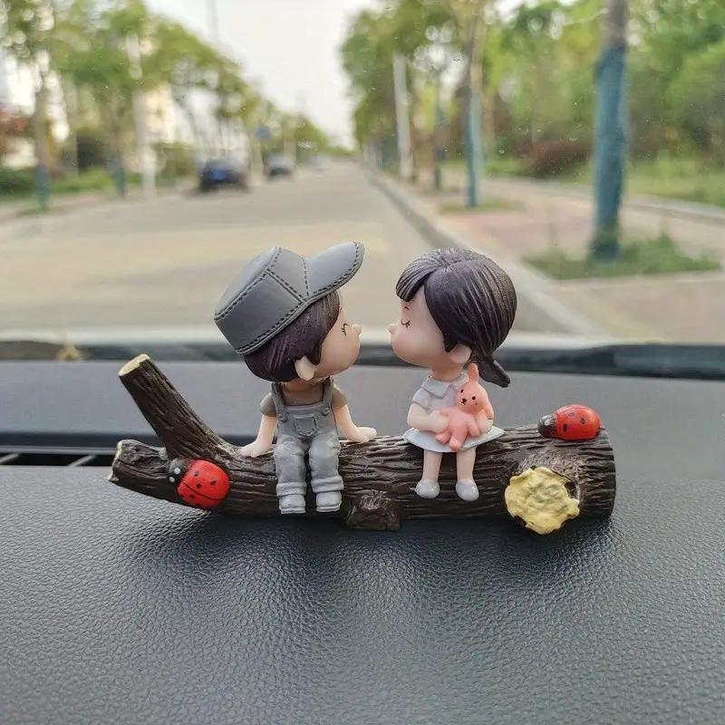 Cartoon Tree Fork Lovers Car Interior Decoration Confession Balloon for Car Lovers