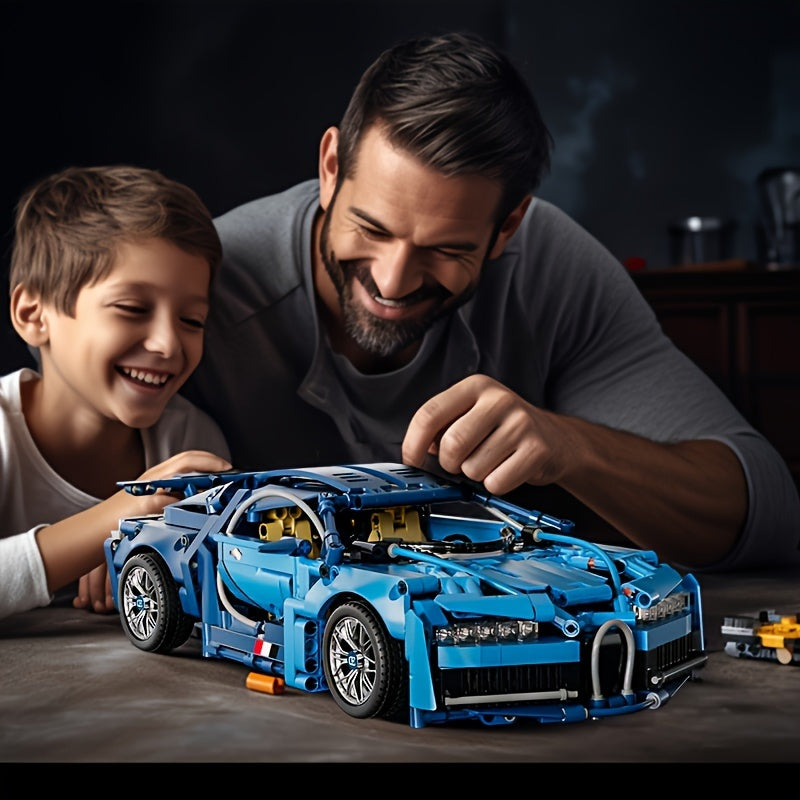 BrzXproe Supercar 1:14 Scale Building Blocks Model Kit - ABS Constructible Toy Vehicle, Perfect Gift for Festivities, Birthdays, Christmas, Halloween, Thanksgiving, New Year's, and Parties for Ages 14+