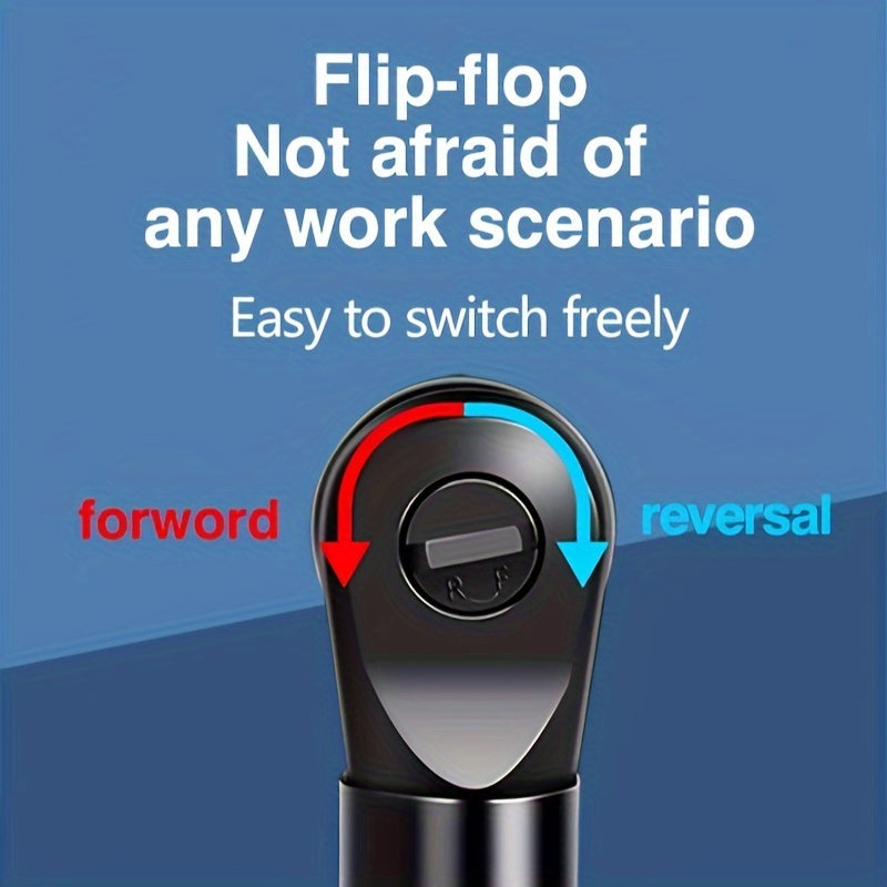 1 Set JAVN 12V Cordless Electric Wrench, 45NM 3/8'' Ratchet Wrench, Removal Screw Nut Car Repair Tools, Right Angle Wrench, Power Tool