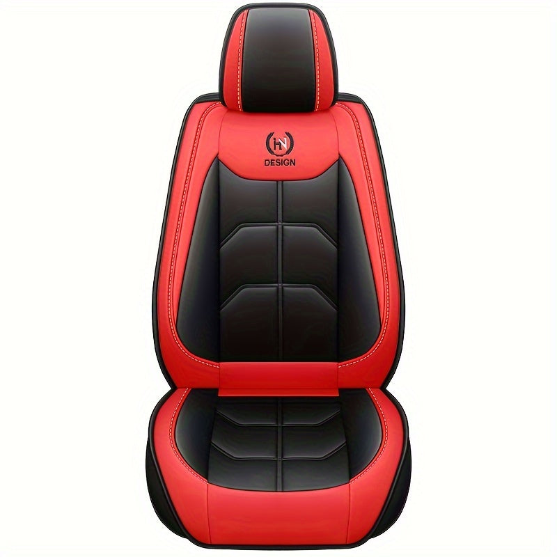 1-Piece Front Driver Seat Premium PU Leather Car Seat Cover - Fits Most Cars, SUVs, Vans, and Trucks!