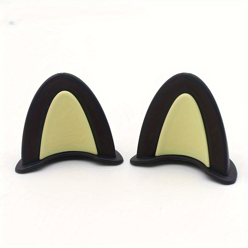 Cat's Ears Helmet Decoration, Motorcycle Electric Bicycle Cute Car Decoration Sticker