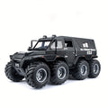 1/24 8x8 Off-Road Pickup Model Car wheel armored vehicle with Lights and Sounds, Zinc Alloy Pull Back Toy car with Sound and Light for Kids Boy Girl Gift