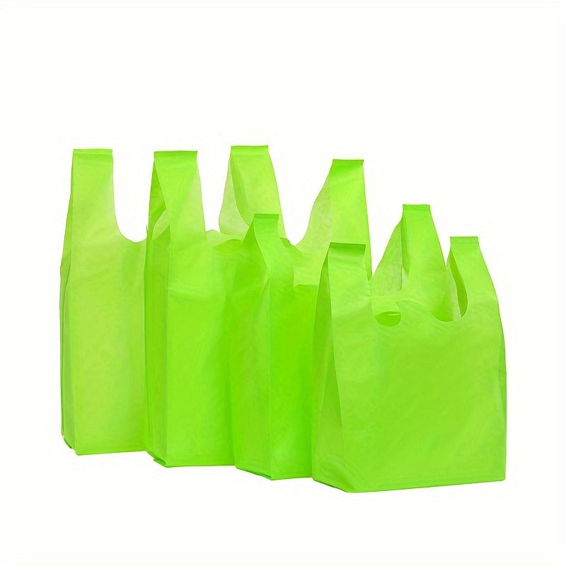 12-Pack Reusable Non-Woven Tote Bags, 4 Assorted Sizes, Eco-Friendly Grocery Shopping Bags, Multipurpose Storage & Gift Bags for Halloween, Christmas, Party Supplies - Suitable for Ages 14+