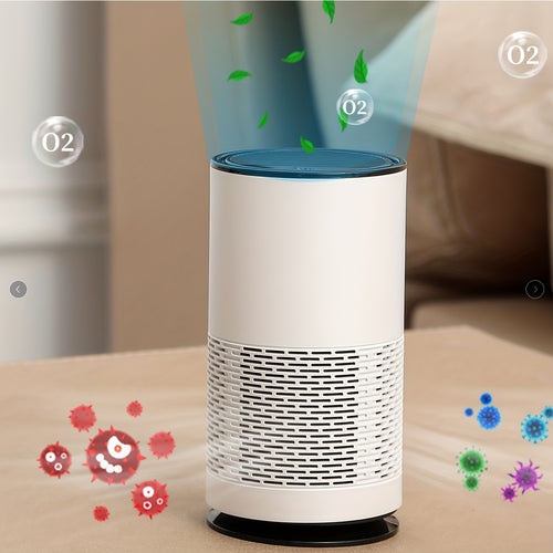 1/2pcs Portable True HEPA Air Purifier for Home, Office, and Car - Eliminates 99.97% of Dust, Odors, and Allergens for Fresh Air
