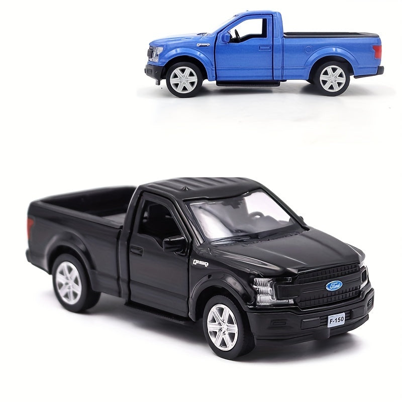1:36 Ford F-150 Pickup Truck Model - Diecast Car Toy for Kids - Pull Back & Ornament Gift