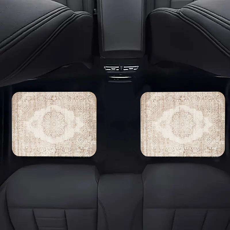 4pcs Universal Moroccan Vintage Car Floor Mats, Suitable for All Vehicles Front and Rear Seat Protection, Fashionable and Durable Car Accessories, Four Seasons Universal Car Carpet Car Decoration Accessories, Enhance Your Car