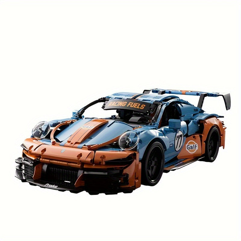 1623pcs Technic GT3 Super Racer Building Blocks Set, High-Detail Sports Vehicle Model, Durable ABS Plastic, Educational Assembly Kit, Adult Collectible Construction Toy, Ideal for Ages 14+