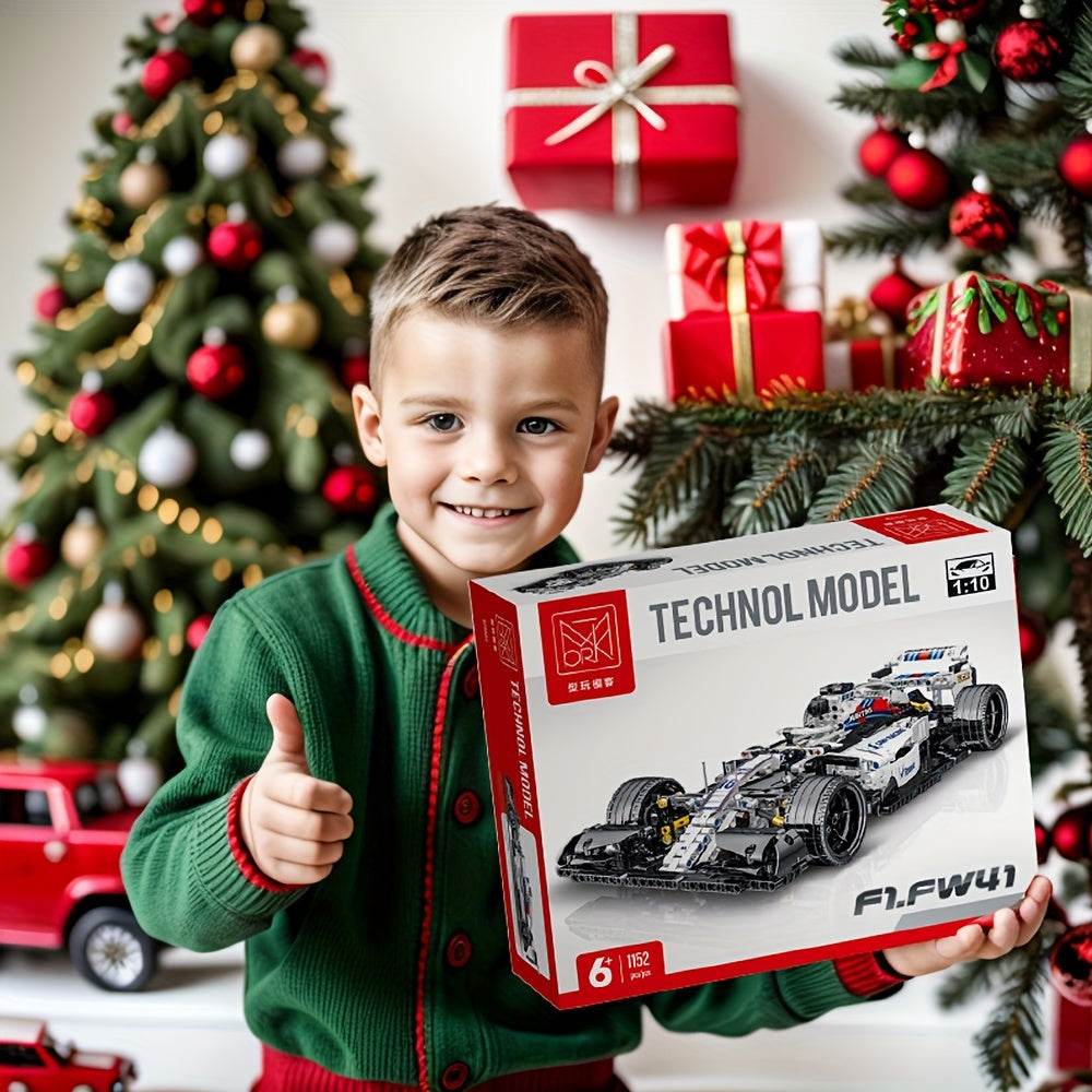 1152pcs Car Model Building Blocks Set, Supercar Mechanical Building Blocks, Children's Educational Toy, Sports Super Car Building Block Toys, Racing Sports Car, Racer Vehicle, Holiday Gift