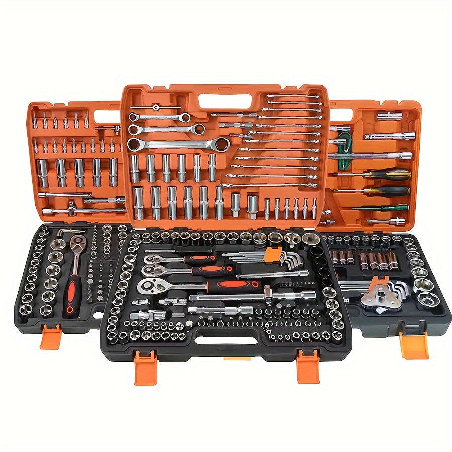 131/46PCS High Quality Toolbox, New High Quality Precision Maintenance Kit, Suitable For Automobile Maintenance, Home Furniture Maintenance, Daily Life Maintenance And Other Environment Maintenance Work.
