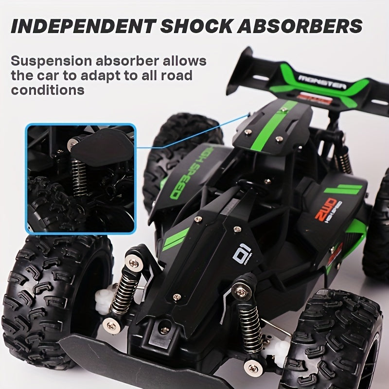 1:18 Scale High-Speed RC Car-15KM/H Drifting Action-Shockproof Rubber Tires-Ideal For Christmas/Halloween/Thanksgiving