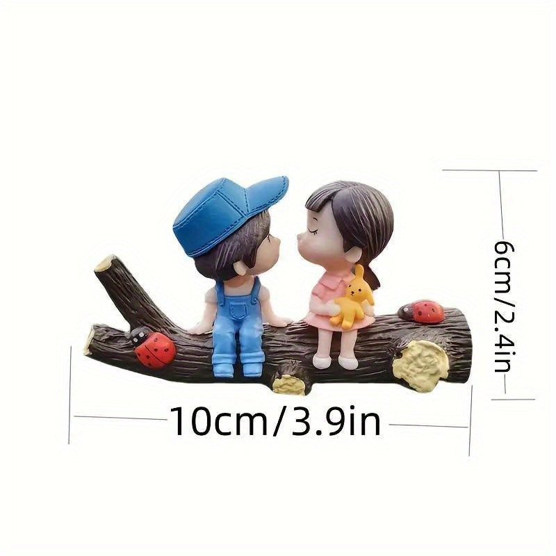 Cartoon Tree Fork Lovers Car Interior Decoration Confession Balloon for Car Lovers