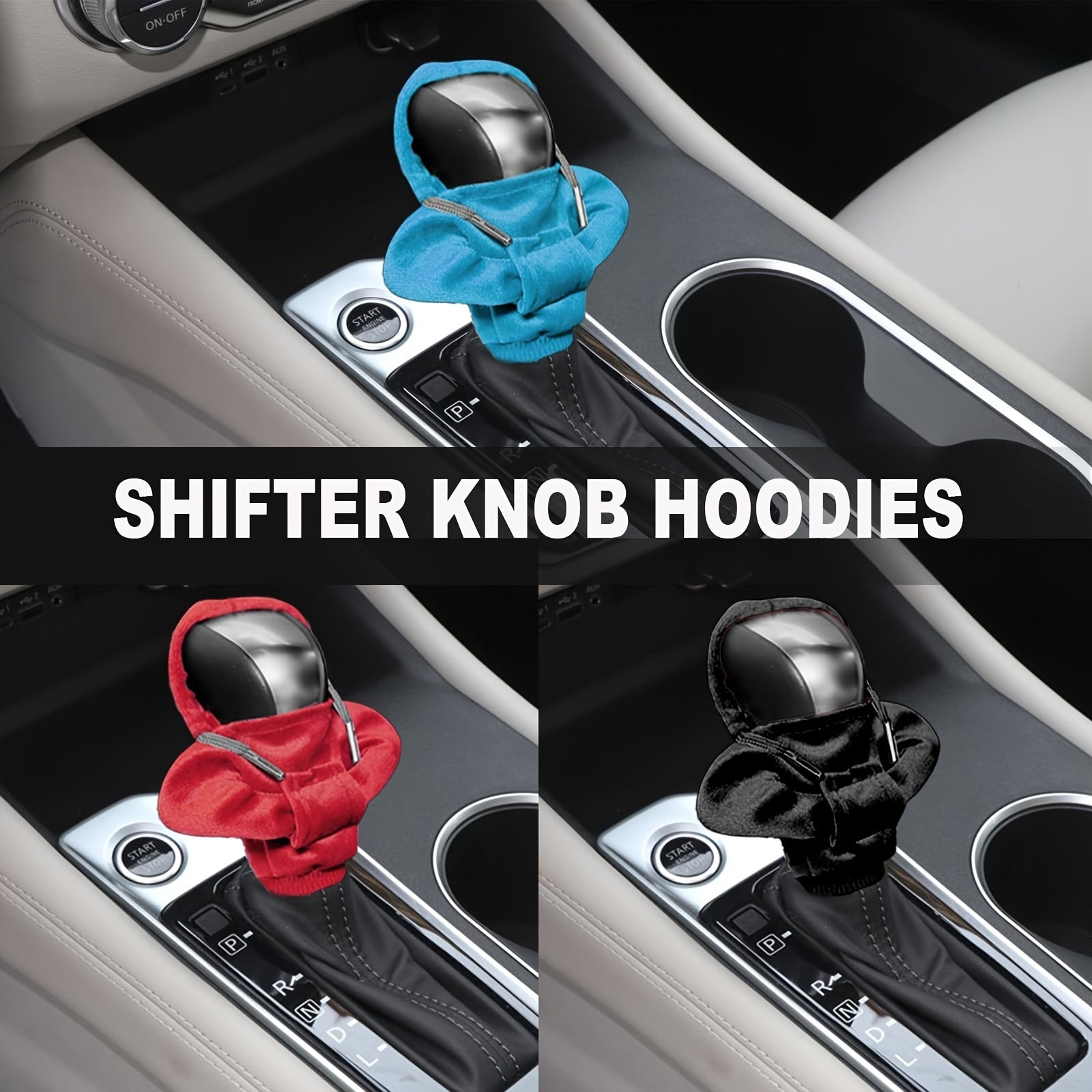 3pcs Universal Car Shift Covers - Stylish Interior Accessories for Your Vehicle - Perfect Gift Idea