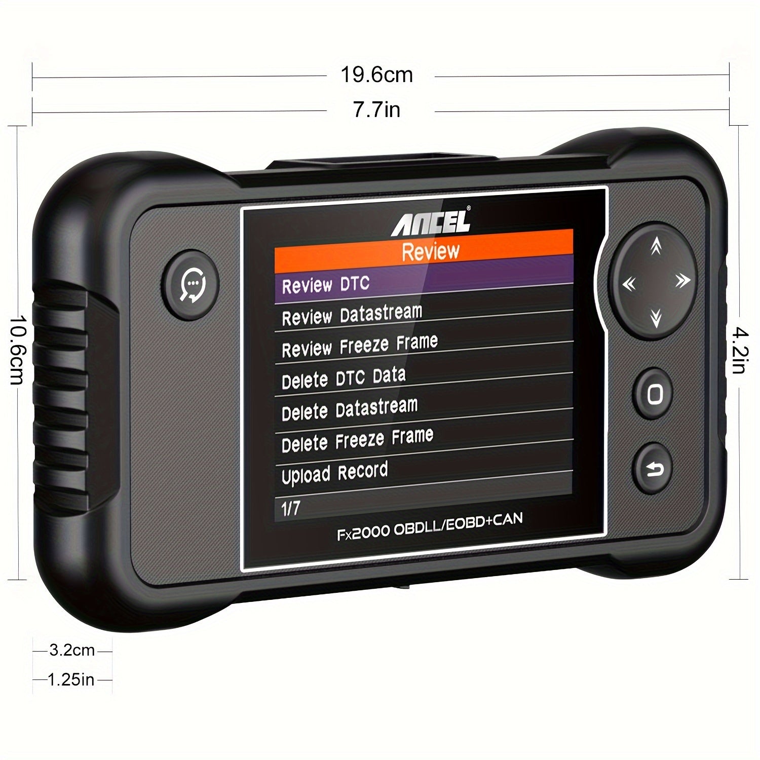Professional FX2000 OBD2 Scanner: Comprehensive Vehicle Diagnostic Tool for ABS, SRS, Transmission, and Airbag Systems