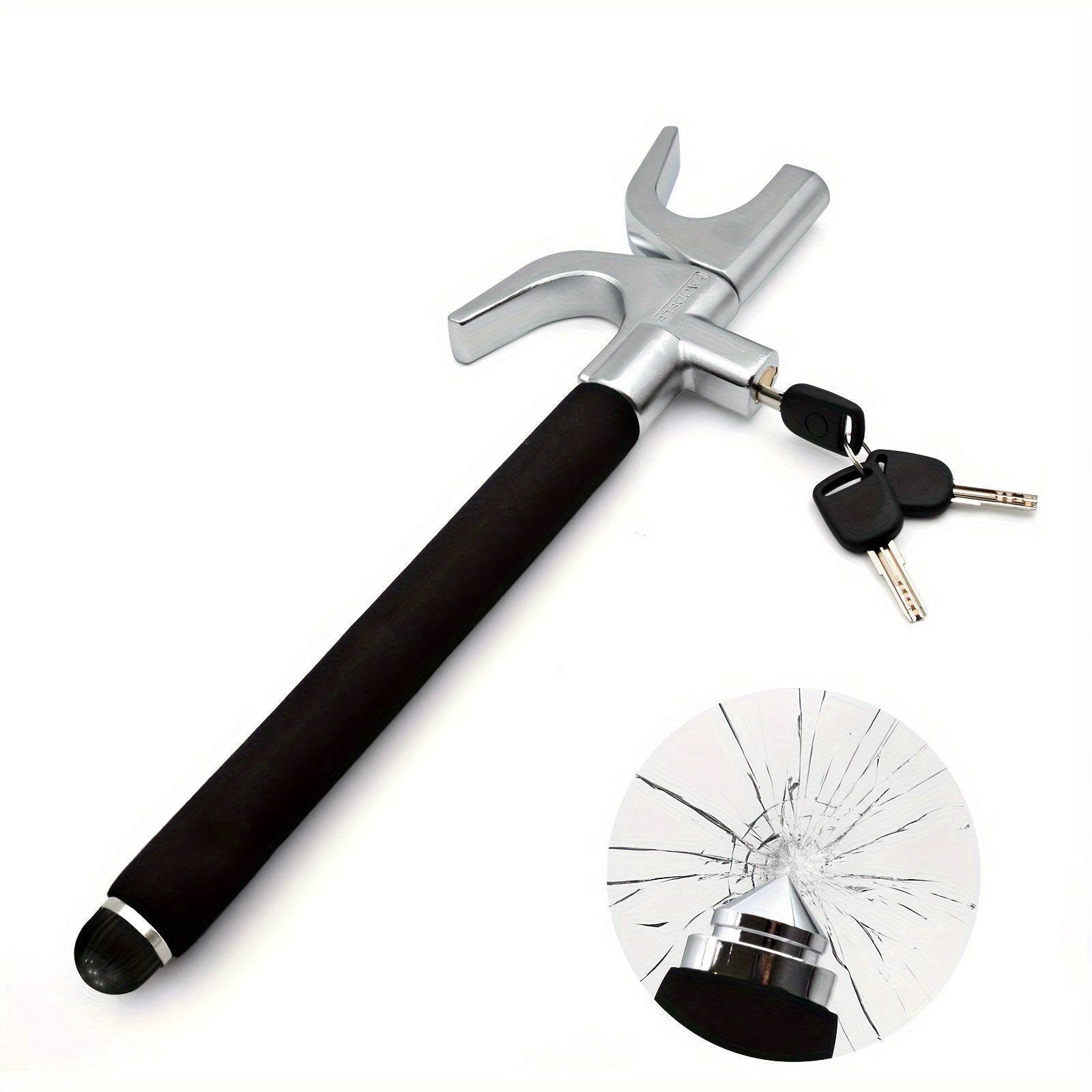 The Club Steering Wheel Lock - Universal Car Anti-Theft Device - Adjustable for Most Vehicles - For Car Owners - Deter Theft & Protect Your Vehicle - Ideal Gift for Car Enthusiasts