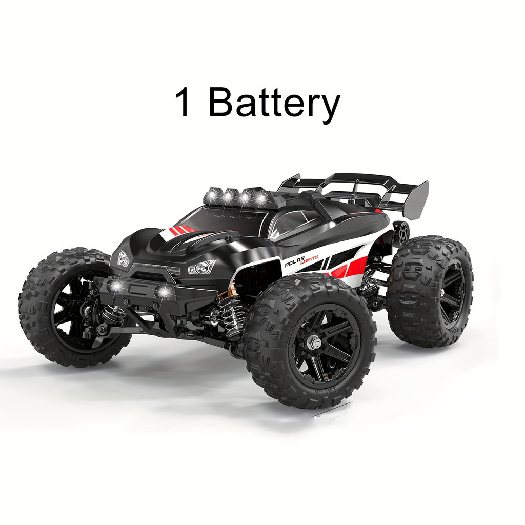 High Speed RC Car, 1: 14 Full Scale 4WD Vehicle, Modular Lithium Battery, Large Amplitude/Torque Steering Gear, Damping System, 6 Lights, Drifting/ Racing/ Climbing, Birthday Gifts