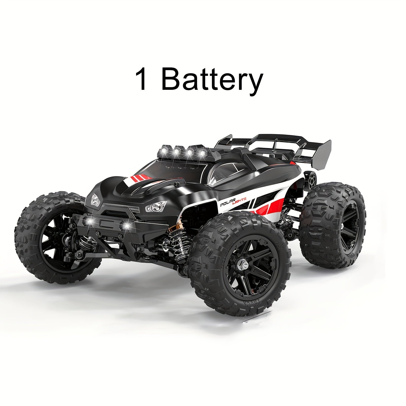High Speed RC Car, 1: 14 Full Scale 4WD Vehicle, Modular Lithium Battery, Large Amplitude/Torque Steering Gear, Damping System, 6 Lights, Drifting/ Racing/ Climbing, Birthday Gifts
