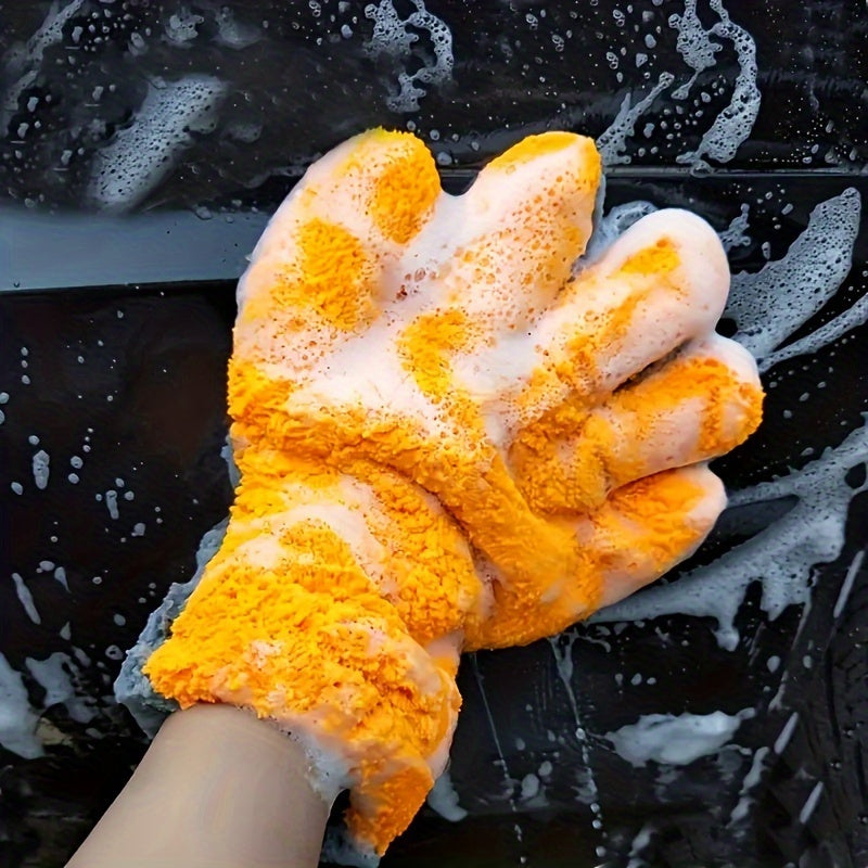 Universal Car Wash Glove, Scratch-Free Exterior Cleaning Tool, Durable Automotive Detailing Mitt for All Vehicles