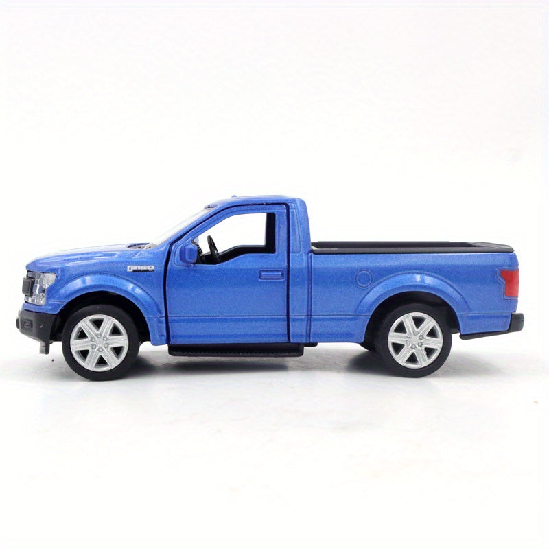 1:36 Ford F-150 Pickup Truck Model - Diecast Car Toy for Kids - Pull Back & Ornament Gift