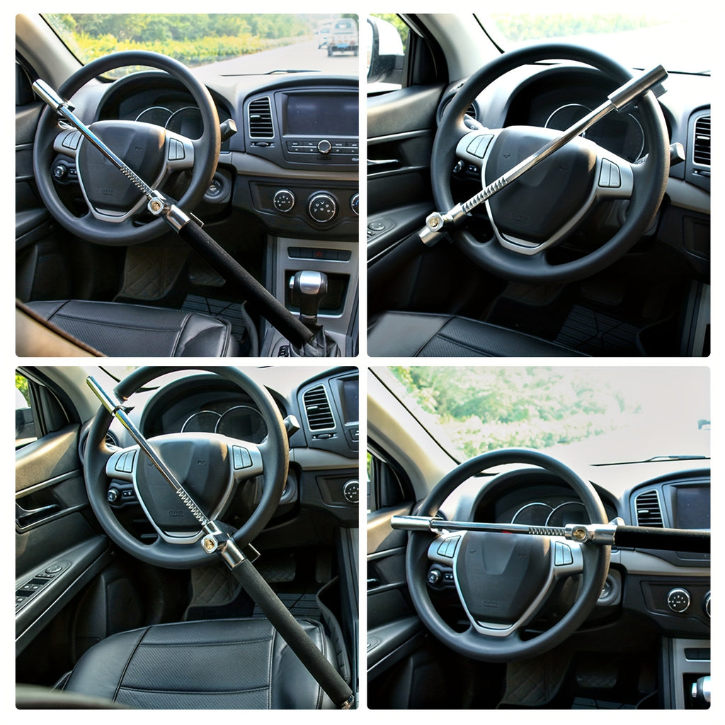 The Club Steering Wheel Lock - Universal Car Anti-Theft Device - Adjustable for Most Vehicles - For Car Owners - Deter Theft & Protect Your Vehicle - Ideal Gift for Car Enthusiasts