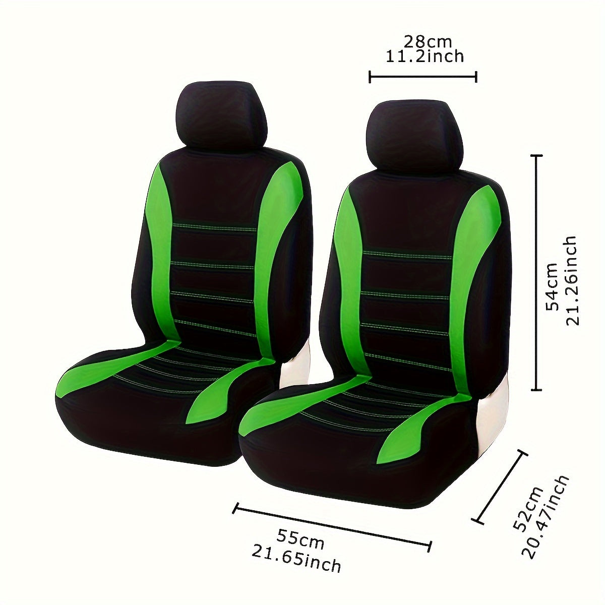 2pcs Car General purpose seat cover Front seat Car interior car seat cover